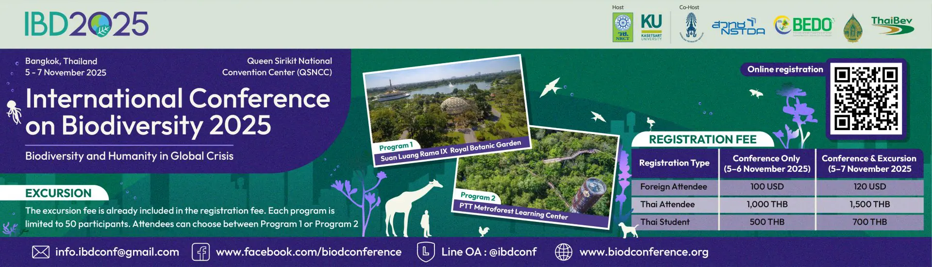 AI-NEXT Hub ร่วมสัมมนาในงาน International Conference on Biodiversity 2025 (IBD2025) - ภาพที่ 2